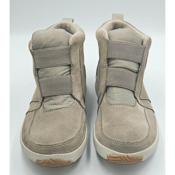 Sorel Women's Beige Suede Leather Waterproof  Out N About Plus Mid Size 10 2868 - Picture 9 of 16